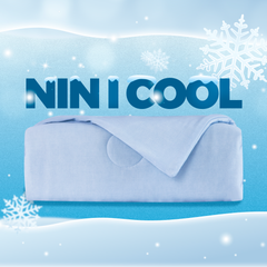 Chăn hè mát lạnh I Cool NM8015 - Mền lạnh I Cool Advance NIN House hoa văn NM8015
