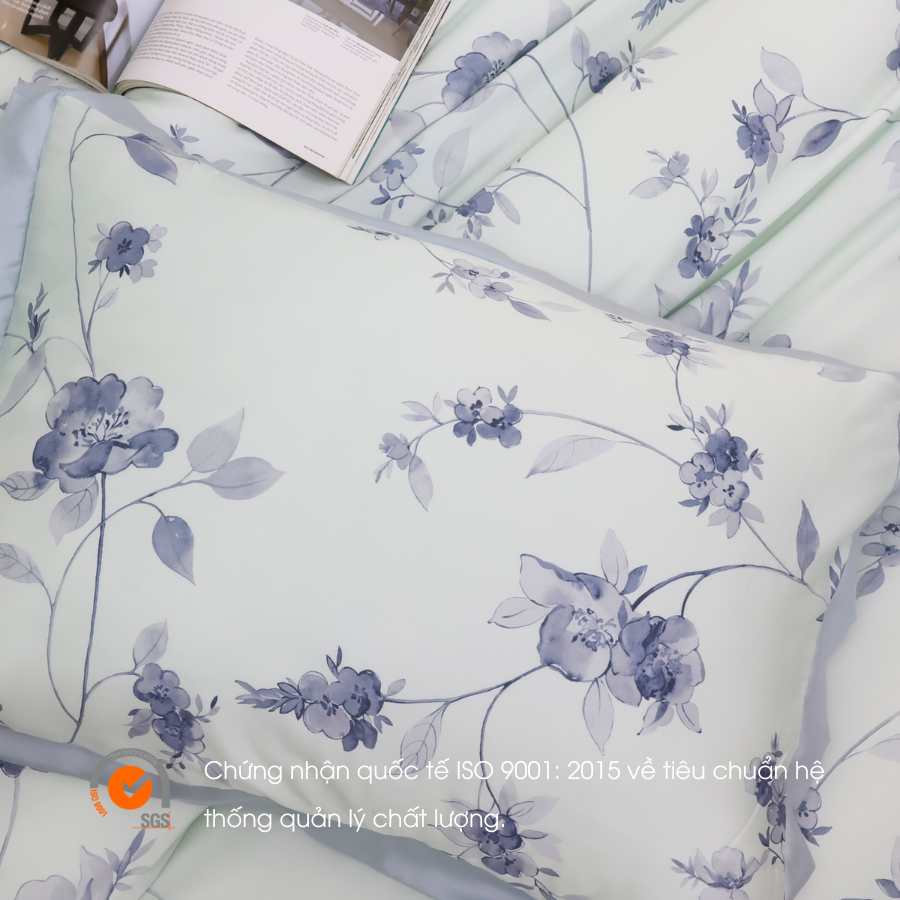 NP8915 - Bộ chăn ga gối Tencel NIN Pristine NP8915