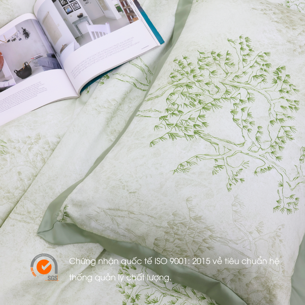 NP8913 - Bộ chăn ga gối Tencel NIN Pristine NP8913