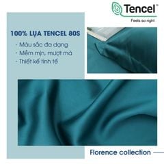 Bộ chăn ga gối Tencel NIN Florence Harbor Blue