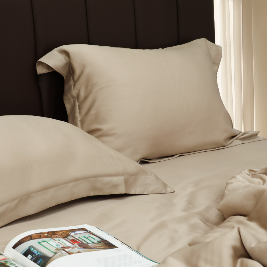 Bộ chăn ga gối Tencel NIN Florence Sesame