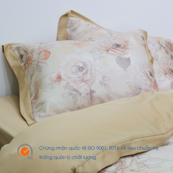 NP8909 - Bộ chăn ga gối Tencel NIN Pristine NP8909