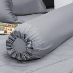 Bộ ga gối NIN Bamboo màu xám Grey