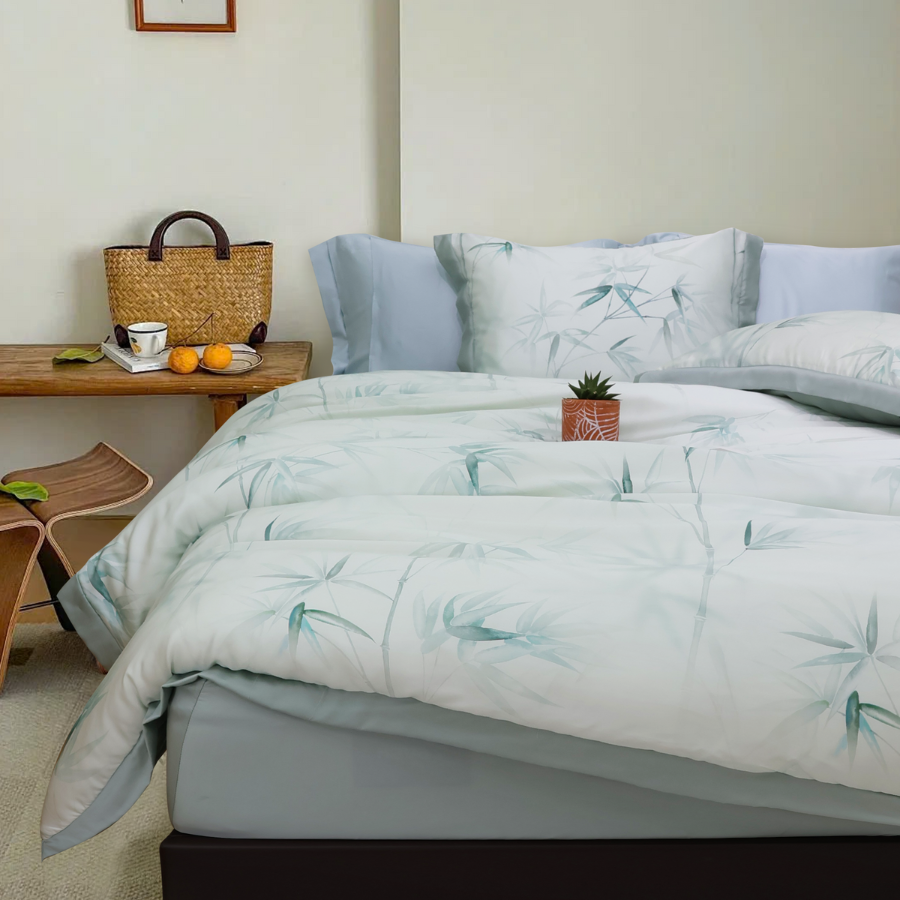 NP8912 - Bộ chăn ga gối Tencel NIN Pristine NP8912