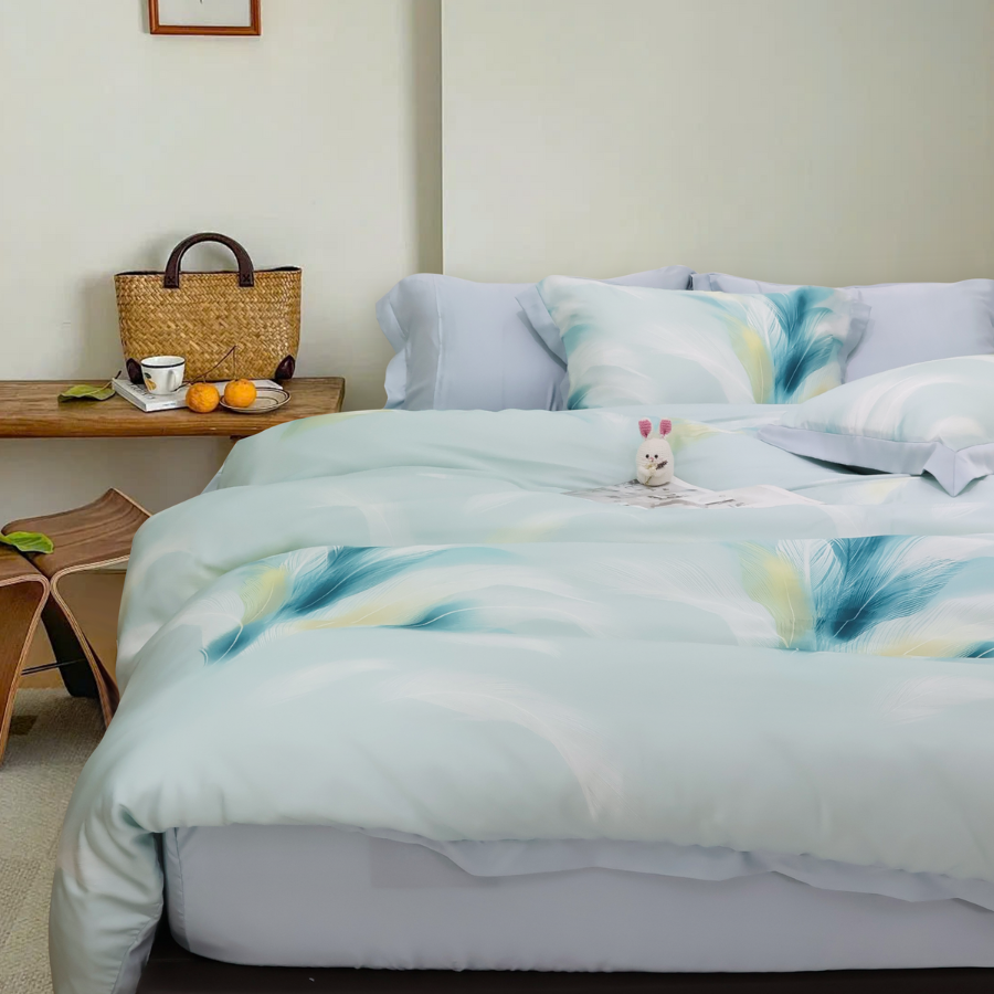 NP8916 - Bộ chăn ga gối Tencel NIN Pristine NP8916