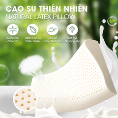 Gối cao su thiên nhiên NIN House 50x30x7/9cm