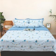 CT220034 - Bộ chăn ga gối Microfiber NIN Calisto CT220034