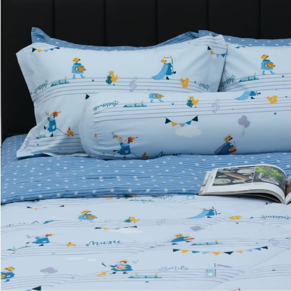 CT220034 - Bộ chăn ga gối Microfiber NIN Calisto CT220034