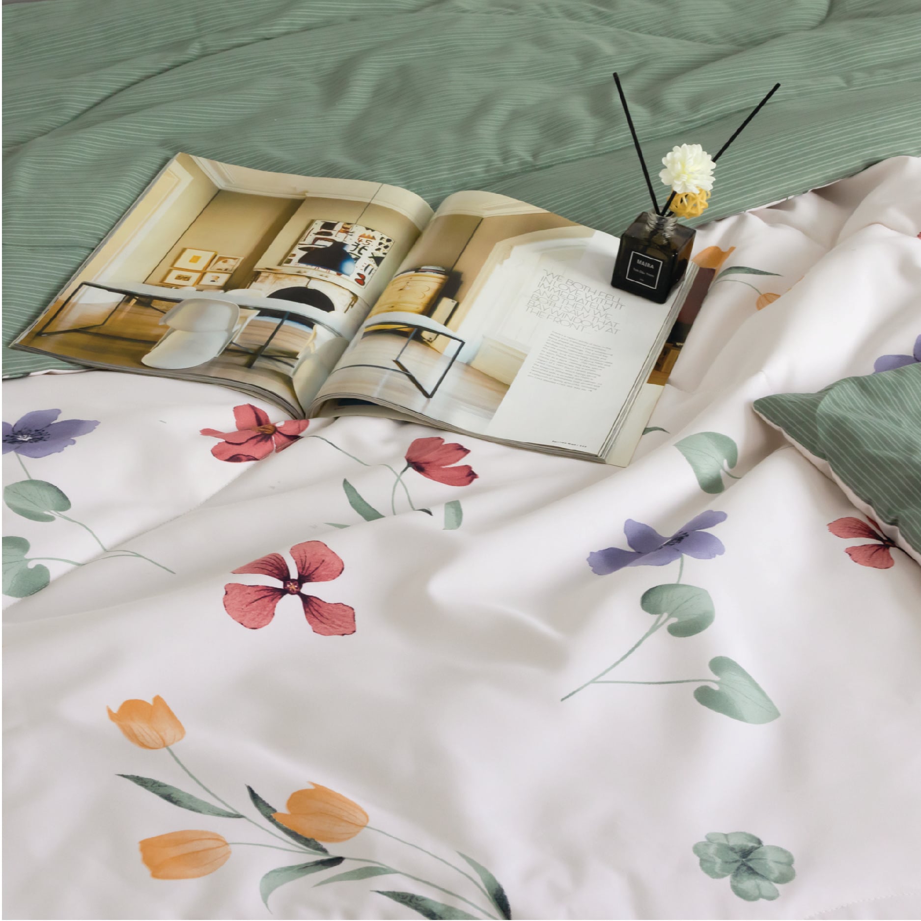 CT220033 - Bộ chăn ga gối Microfiber NIN Calisto