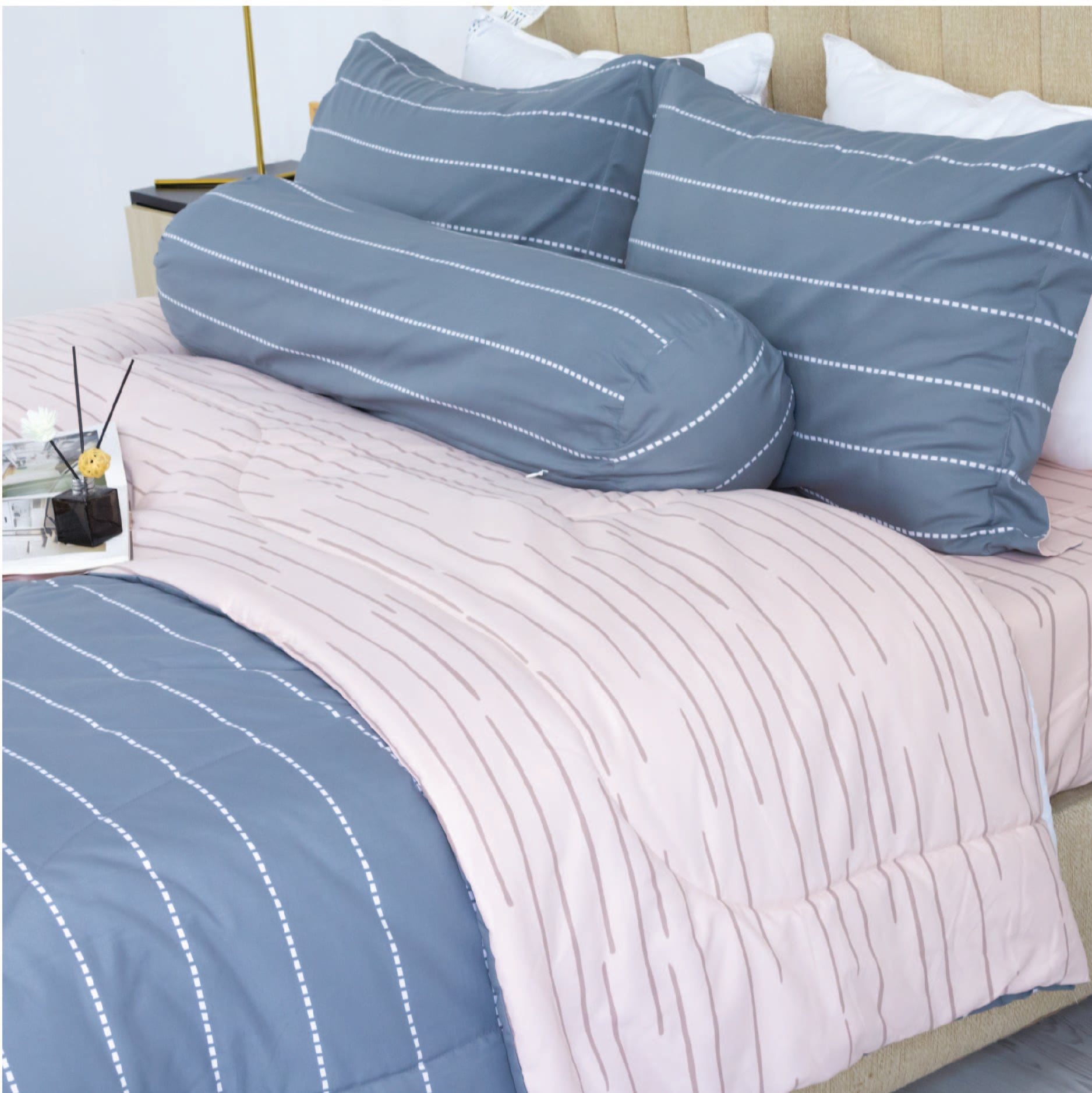 CT220040 - Bộ chăn ga gối Microfiber NIN Calisto