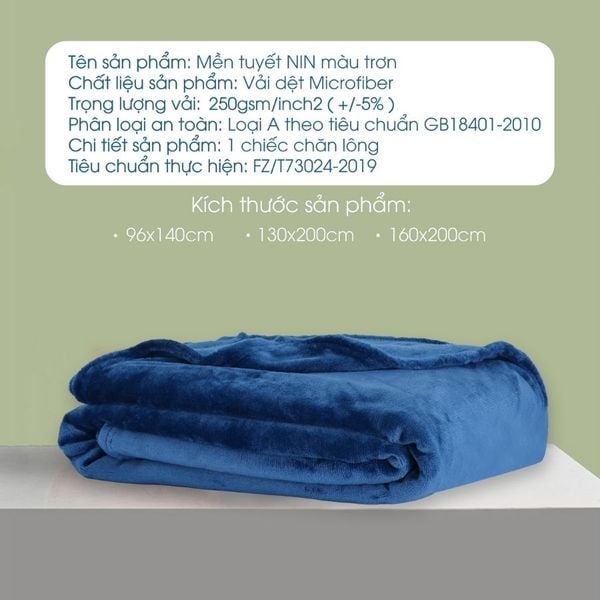 Mền tuyết NIN - Dark Blue