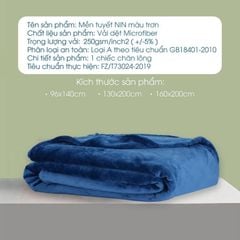 Mền tuyết NIN - Dark Blue