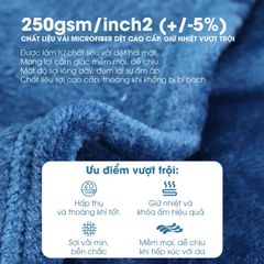 Mền tuyết NIN - Dark Blue