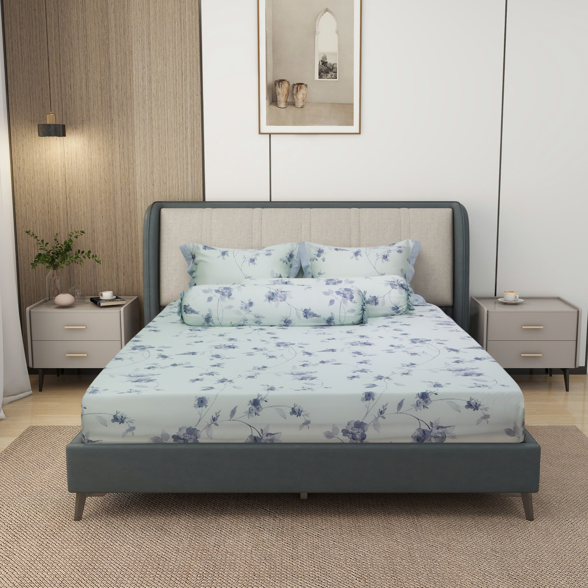 NP8915 - Bộ chăn ga gối Tencel NIN Pristine NP8915