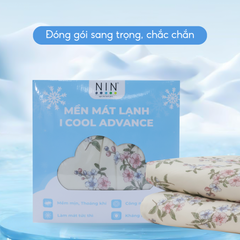 Chăn hè mát lạnh I Cool NM8033 - Mền lạnh ICool Advance NIN House hoa văn NM8033