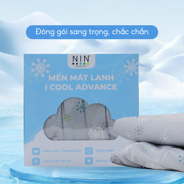 Chăn hè mát lạnh I Cool NM8031 - Mền lạnh ICool Advance NIN House hoa văn NM8031