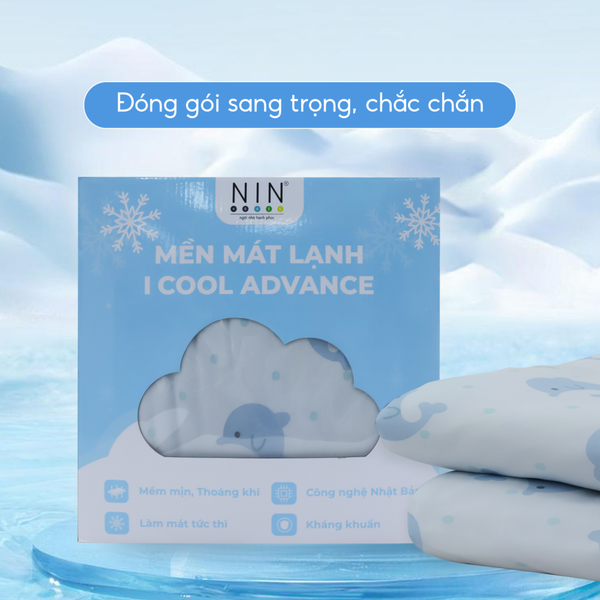 Chăn hè mát lạnh I Cool NM8028 - Mền lạnh ICool Advance NIN House hoa văn NM8028