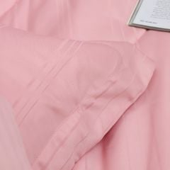 C190711 - Bộ chăn ga gối cotton nhung NIN CLASSIC C190711 màu Hồng Pastel