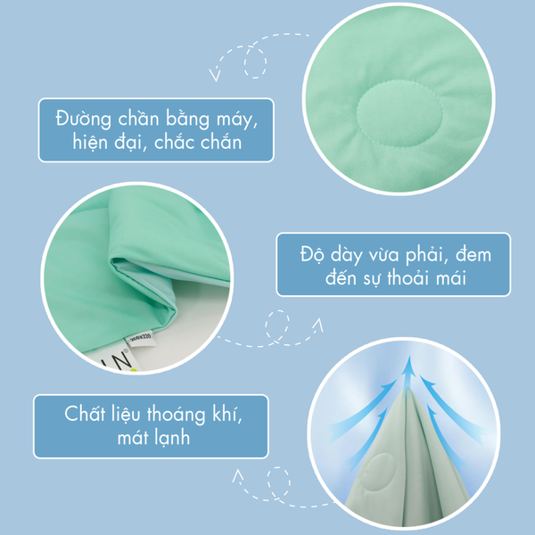 Chăn hè mát lạnh I Cool NM8036 - Mền lạnh ICool Advance NIN House hoa văn NM8036