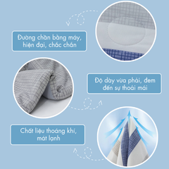 Chăn hè mát lạnh I Cool NM8035 - Mền lạnh ICool Advance NIN House hoa văn NM8035