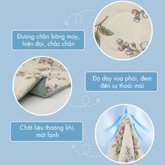 Chăn hè mát lạnh I Cool NM8033 - Mền lạnh ICool Advance NIN House hoa văn NM8033