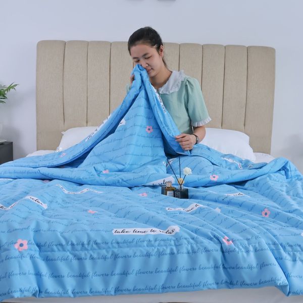 Chăn bông CT220030 - Mền cotton chần bông Calisto CT220030 mịn màng