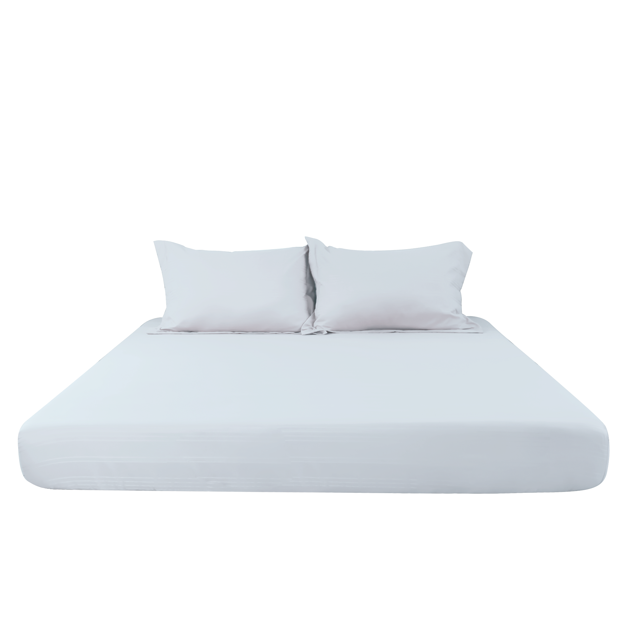 C190698 - Bộ chăn ga gối Microfiber NIN CLASSIC màu trắng White