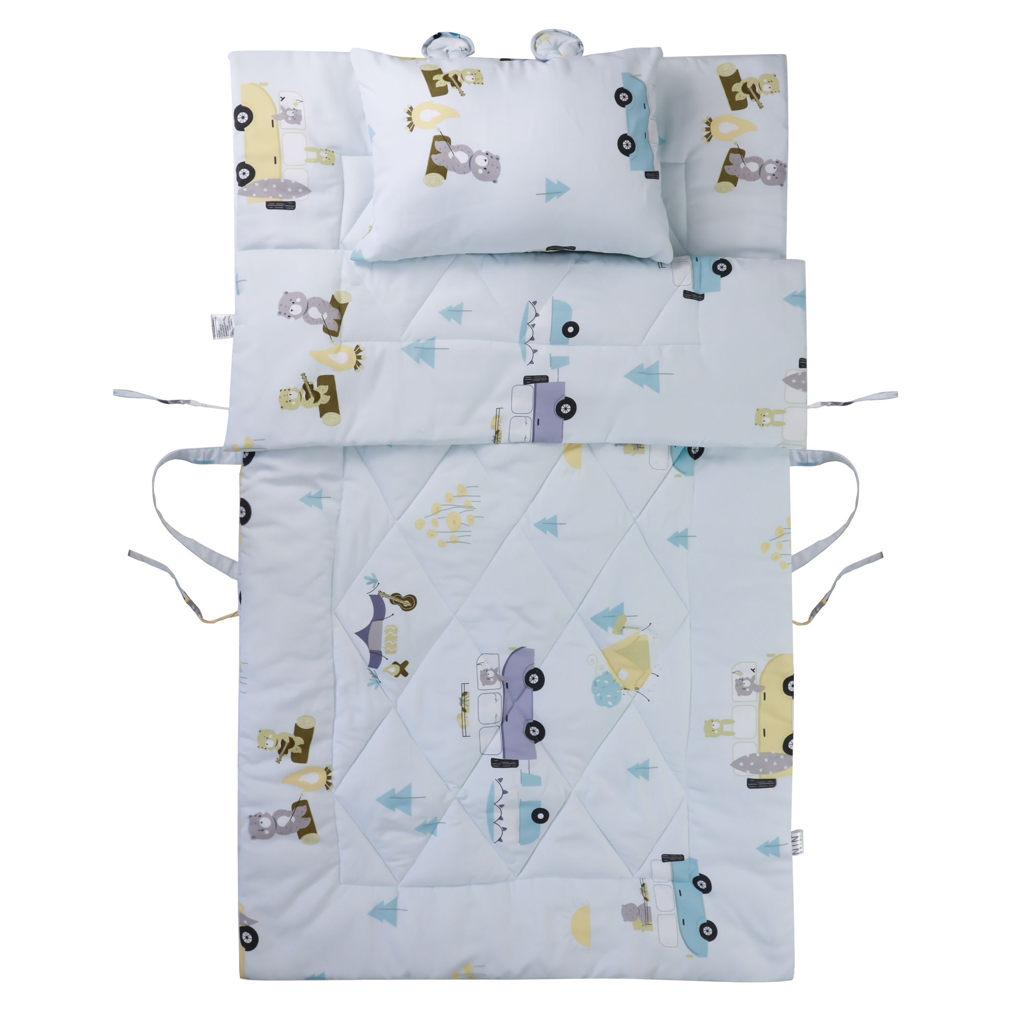 Bộ 5 món tiện lợi Tencel cho bé đi học