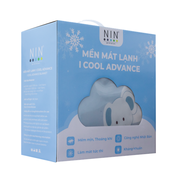 Chăn hè mát lạnh I Cool NM8012 - Mền lạnh I Cool Advance NIN House hoa văn NM8012