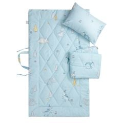 Dinosaurus - Bộ 5 món gấp gọn tiện lợi cho bé đi học Tencel cao cấp