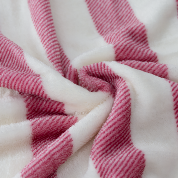 Mền tuyết hoa văn NIN màu Pink Stripes