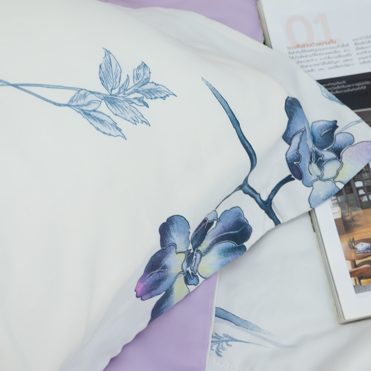 TC9028 - Bộ chăn ga gối Tencel NIN Selina