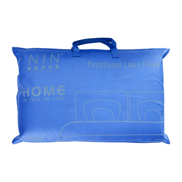 Gối chức năng Functional Natural Latex Pillow NIN House chăm sóc vai gáy cổ