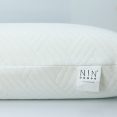 Gối hỗ trợ ngủ ngon Memory Foam Supportive cao su non NIN House 60x40x12cm