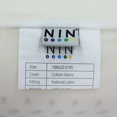 Gối ôm cao su thiên nhiên NIN House 100*20cm