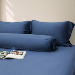 Bộ ga gối NIN Bamboo màu xanh Navy