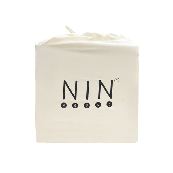 Bộ ga gối NIN Bamboo màu kem Ivory