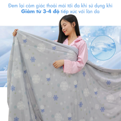 Chăn hè mát lạnh I Cool NM8031 - Mền lạnh ICool Advance NIN House hoa văn NM8031