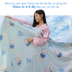 Chăn hè mát lạnh I Cool NM8029 - Mền lạnh ICool Advance NIN House hoa văn NM8029