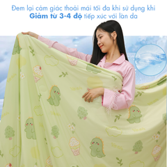 Chăn hè mát lạnh I Cool NM8030 - Mền lạnh ICool Advance NIN House hoa văn NM8030