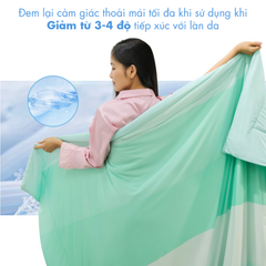 Chăn hè mát lạnh I Cool NM8036 - Mền lạnh ICool Advance NIN House hoa văn NM8036