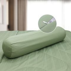 C190707 - Bộ chăn ga gối Microfiber NIN CLASSIC màu xanh lá mạ
