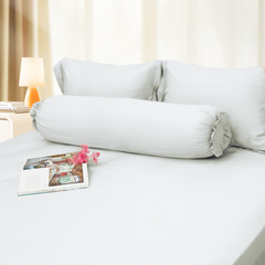 Bộ ga gối NIN Bamboo màu trắng White