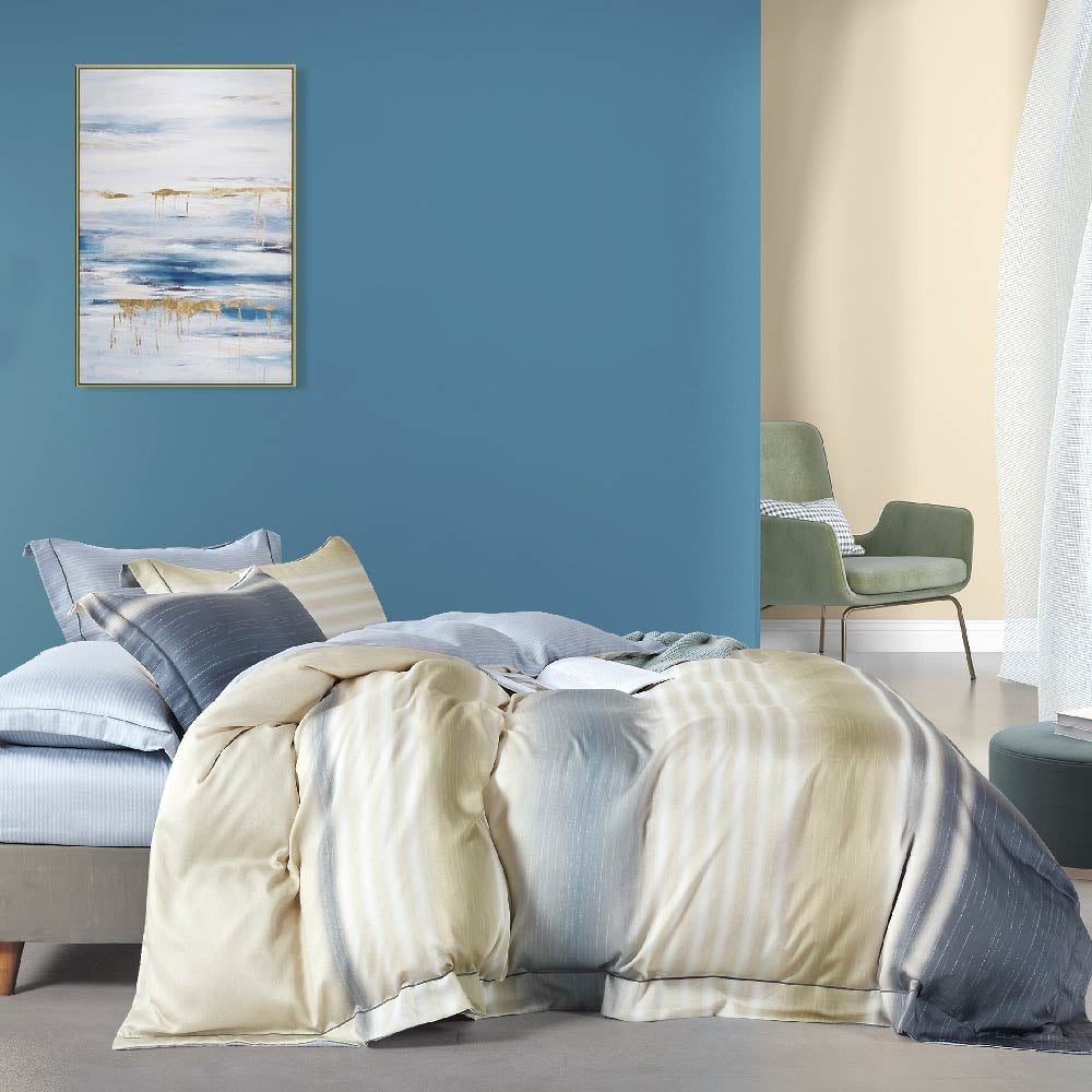 Bộ ga gối Tencel NIN TC800 màu Maya