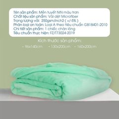 Mền Tuyết NIN - Mint