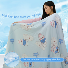 Chăn hè mát lạnh I Cool NM8029 - Mền lạnh ICool Advance NIN House hoa văn NM8029