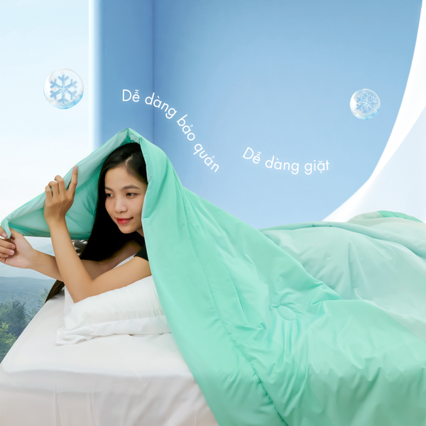 Chăn hè mát lạnh I Cool NM8036 - Mền lạnh ICool Advance NIN House hoa văn NM8036