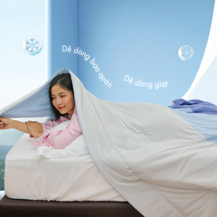 Chăn hè mát lạnh I Cool NM8034 - Mền lạnh ICool Advance NIN House hoa văn NM8034