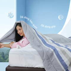 Chăn hè mát lạnh I Cool NM8035 - Mền lạnh ICool Advance NIN House hoa văn NM8035