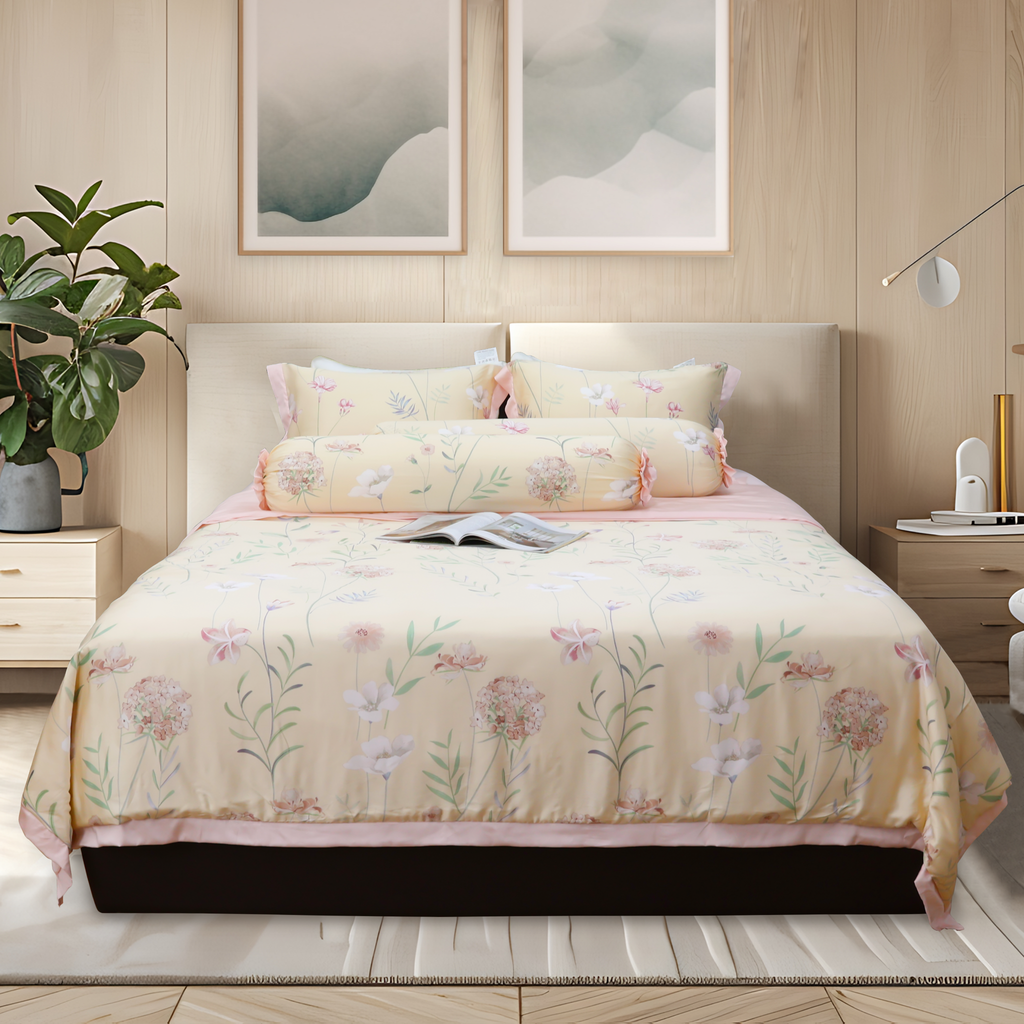 nên mua ga giường chất liệu gì